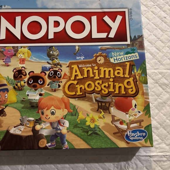 MONOPOLY ANIMAL CROSSING NEW HORIZONS Board Game 100% COMPLETE 2021 BAGGED SORTD - Picture 2 of 4
